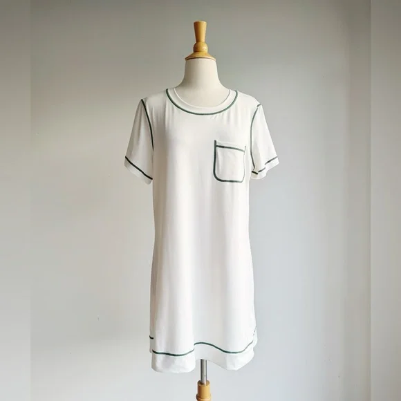 TUCKERNUCK White and Green Sport Dress XL - Picture 4 of 8